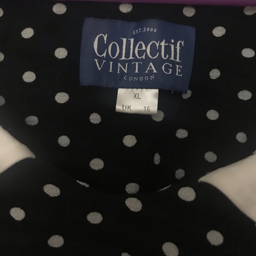 Collectif Mainline Mirella Dot Top View 2